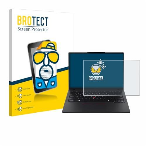brotect Protection Film compatible with Lenovo ThinkPad T14 Gen 6 | Matte Screen Protection Made in Germany Anti-Glare Anti-Fingerprint Case-Friendly