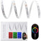 20 Meter mit Funkfernbedienung: professionelle RGB LED Stripe Band Streifen (30 LED/m, IP65, 24V), Controller und 6A Netzteil