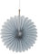Unique Party 63254 - Mini Silver Tissue Paper Fan Decorations, Pack of 3