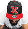 4sold ABC Rot Schwarz Cap Snapback Cappy Caps Mütze Aufschrift Beanies Basecap CRO (X)