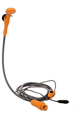 Oztrail 12V Hi-Flow Dusche mit Schlauch ACT-SS12V-A Campingdusche, Gartendusche mit 2m Wasserschlauch