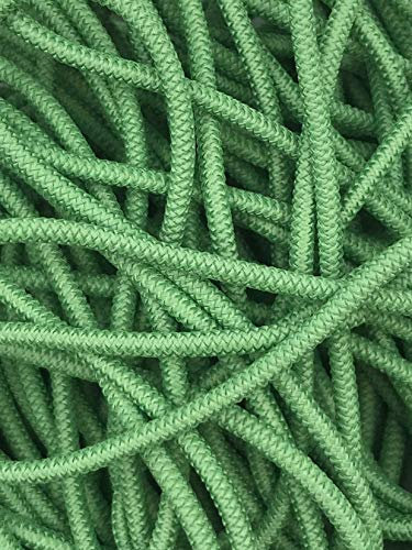 Slantastoffe 5m Gummikordel am Stück, Gummiband, 22 Farben (Hellgrün)