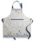 Maison d' Hermine Schürze, 100% Baumwolle, 1 Stück, verstellbarer Nackenriemen, Schürze mit Mitteltasche und langen Bändern für Koch, Frauen und Männer, Faience – Frühling/Sommer (70 cm x 85 cm)