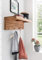 Destiny Garderobe SPA & Living Wandregal mit Haken 61x23x20 cm Teak