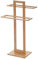 Arredo bagno HWC-B74 portasciugamani legno bambù 80x42x27cm