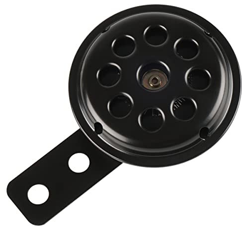 Evermotor Universal Motorrad Hupe Horn Signalhorn E-geprüft E-MARK Roller Scooter Mopeds ATV Wasserfestes 95-115db 12V (9 Holes)