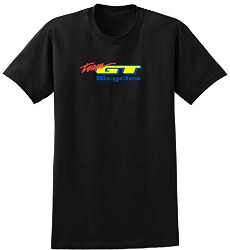 Gt Bicycle T Shirt Mountain Bike Race Road Cycling MTB Black White Retro