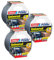 tesa extra Power Universal Gewebeband - Gewebeverstärktes Ductape - Grau - 10 m x 50 mm (3x Silber)