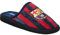 MARPEN SLIPPERS, Offizielle FC Barcelona Fußball Winter Hausschuhe mit flexibler Sohle für Kinder Jungen oder Mädchen, Zweifarbig Offene, Größe 30