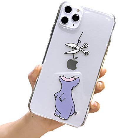 Emlivi Custodia per iPhone 11 Pro Case iPhone 11 Pro Case Ultra Slim Silicone Trasparente Custodia Protettiva Flessibile TPU Crystal Clear Case Cover Cover Cover Cover Cover per Apple iPhone 11 Pro