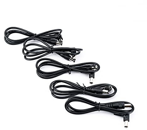 Musiclily Pro Cable de Alimentación para Pedal de Efectos Guitarra (Set de 5)
