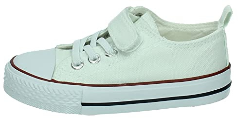 DEMAX 3-A12A-V Zapatillas DE Lona NIÑO Zapatillas Blanco