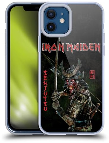 Head Case Designs Offizielle Iron Maiden Album-Cover Senjutsu Gelhülle [Militärischer Schutzgrad] Kompatibel Mit Apple iPhone 12 / iPhone 12 Pro Und Kompatibel Mit MagSafe