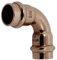 DIOS24 Bogen 90 Grad i/i 18 mm aus Kupfer - Fittings Pressanschluss Pressfittinge Kupferfittings