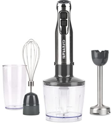 G3 Ferrari G20127 Megamix kit Mixer a Immersione con Tritatutto e Frusta, 1000W