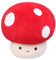 Pilz Plüschtier Kuscheltier Kissen - Pausbäckiges Plüschkissen in Form Eines Pilzes, Spielzeug für Unisex in Jeder Jahreszeit, Plump Shaped of Mushroom 9 Zoll