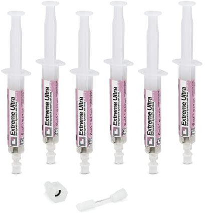 Errecom Extreme Ultra White 6 x 6 ml Turafalle für Kühlschränke mit luftdichtem Kompressor und R600 - R290 - R134a inkl. 1/4 SAE Adapter