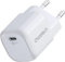 Choetech 30W USB-C Schnellladegerät Power Delivery GaN Adapter Weiß