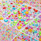 BesoAnan Glitzersteine Selbstklebend, 1447 Stück, Strasssteine Acryl Bunt für Make-up, DIY, Augen, Nagel, Verschiedene Größen
