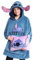 Disney Felpa Bambina - Felpa Coperta di Pile Taglia Unica - Felpa Oversize Bambini Ripiegabile A Cuscino - Stitch Gadget Ufficiale (Blu Stitch)