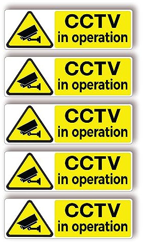 stick4safety stcky CCTV in Operations 15 x 5 cm (Pack of 05)