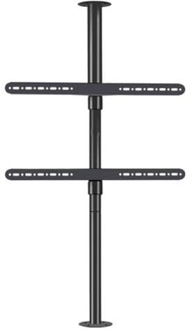 Support Sol à Cadre Rotatif à 360 Degrés,Support Sol Pour Téléviseur Lcd,Support Rotatif Pour Cloison Séparation,Base Rotative Pour Meuble Tv,écran LED 37 à 75 Pouces,200-295cm