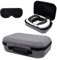 AZURAOKEY Funda de transporte para auriculares Meta Quest 3 VR y controlador de juegos, impermeable, bolsa de almacenamiento para el hogar con bolsillo de malla y cubierta de lente para accesorios