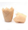 2 Zoll Backförmchen aus Papier Tulpe, Muffinförmchen Kuchenförmchen Muffins Cupcake-Liner Papierförmchen, Natürlich Braun, 200er Pack