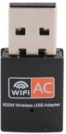 Nano-USB-WLAN-Adapter, AC600 600 Mbit/s 2,4 G 5 G Dualband USB 2.0 Wireless-Netzwerk-Transceiver PC-WLAN-Adapter für Windows XP Vista 7 8 8.1 10, für OS X, für Linux
