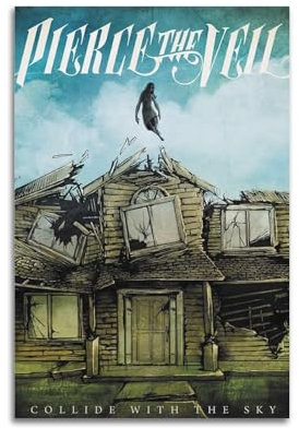 greb Kunstdruck auf Leinwand, Motiv: Pierce The Veil Album, ungerahmt, 30,5 x 45,7 cm, Wohnzimmer-Wanddekoration