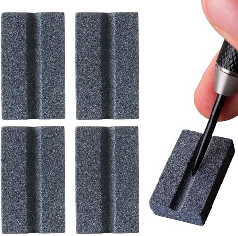 CyeeLife Dart Schleifstein für Metall Darts, Dart Sharpener für Steel Dartpfeile,Dart zubehör,4er-Set