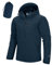 Outdoor Ventures Regenjacke Herren Wasserdicht Atmungsaktiv, Packbar Fahrrad Jacke Leichte Windbreaker zum Freizeit Wandern Camping Dunkelblau L