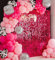 Kate Shimmer Wall Panels Pailletten Hot Pink Wand Pailletten Hintergrund Party Panels für Party Dekoration 24PCS