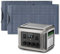 ALLPOWERS R2500 générateur électrique portable 2016Wh avec 2 x panneau solaire flexible 100W IP68 étanche, batterie LiFeP04, générateur solaire pour Chargement rapide, camping-car, jardin, toit
