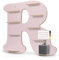 MilaCasa Tonibox Wandhalterung mit Buchstabe (A - Z) - Wandregal für Toni - Tonibox Regal Kinderzimmer-Buchstabe - Kinder Regal - Tischlereiqualität aus Deutschland