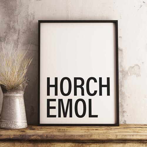 HORCH EMOL Badisch Dialekt Schwarzwald Geschenk Bollenhut