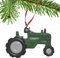 Traktor-Weihnachtsschmuck, Bauernhaus-Baumschmuck, Weihnachts-Traktor-Ornament, Baum, Traktor-Ornament, Harz, Weihnachtsschmuck, Fahrzeug-Baum-Ornament, hängender Traktor-Ornament, Bauernhaus-Ornament