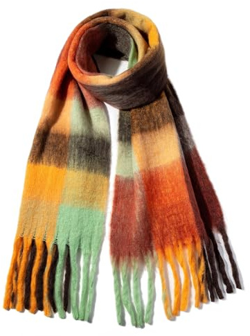 XINNE Femmes Écharpe Hiver Automne Couverture Chaude Echarpes Wrap Châle