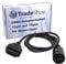 Trade-Shop OBD2 Diagnose Adapter Kabel BMW 10pin auf 16pin kompatibel mit ICOM, UniCarScan UCSI-2000, OBDLink LX, OBDLink MX, ELM327 Interface