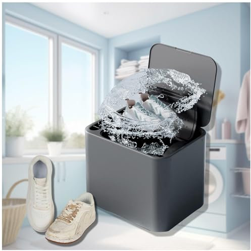 SJWJWOO Lavatrice per Scarpe Calzature, Lavatrice Portatile Pulizia a 360 ° Lavatrice per Scarpe Risparmio di Energia E Tempo