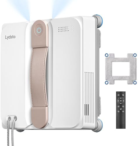 Lydsto WL07Max Robot Lavavetri Compatto, Quattro Ugelli ad Ultrasuoni, Pulizia Degli Angoli, 8000 Pa Lavavetri Elettrico, Serbatoio da 110ML, 4 Modalità di Pulizia