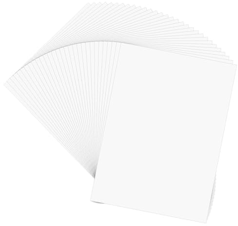 KALIONE 100pcs kohlepapier weiß, Graphit Kopie Tracing Papier A4 weißes Kohlepapier Transferpapier Pauspapier für Holz Papier Leinwand Glas Keramik, und andere Oberflächen drucken