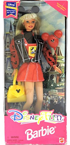 Barbie Disney Mickey Mouse with Key Chain By Mattel in 2004 - The box is in poor condition