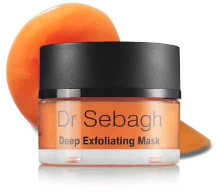 Dr Sebagh Deep Exfoliating Mask (50 ml) - Lactic Acid Exfoliating Face Mask & Pore Cleansing - Azelaic Acid Detox for Clogged Pores Treatment - Anti-Aging Skin Mask for Radiance