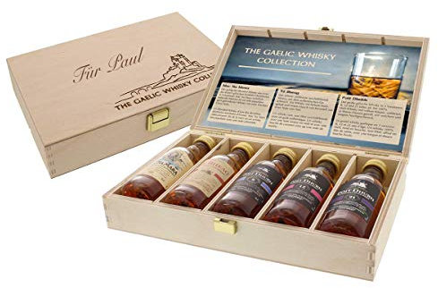 The Gaelic Whisky Collection - Geschenkbox mit individueller Gravur