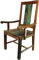 GURU SHOP Stuhl mit Armlehne aus Recycle Holz im Vintgage Design - Modell 14, Braun, 110x61x45 cm, Sitzmöbel