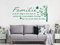 GRAZDesign Wandtattoo Familie Baum Wohnzimmer Spruch Flur Diele Wohnzimmer selbstklebend - 98x50cm / 071 grau