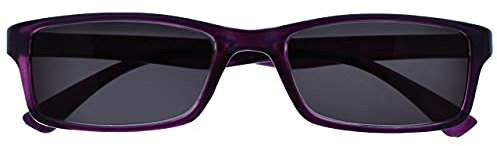 Die Lesebrille Unternehmen Lila Sonnen-Leser UV400 Designer Stil Herren Damen Lesehilfe S92-5 +1,00