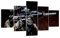Mehrteilige Bilder auf Leinwand Soldat Gewehr Leinwandbild 125x70cm Wandbilder Dekoration Wohnzimmer Schlafzimmer Set 5 teilige Klein Wanddeko Bild Wand Kunstdruck Art Wall Decor Canvas EA125x70-3785