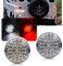 NSLUMO Aktualisierung Defender Runden LED Nebel & Rücklicht Für Defender Hinten Nebel Rückfahrscheinwerfer (95mm Klare Linse)